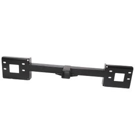 HECASA 2” Front Trailer Hitch Receiver Compatible with 1999-2007 Ford F250 F350 F450 F550 Super Duty Front Mount Tow Hitch Receiver Powder Coated Steel Replacement for 65022-9,000lbs Capacity