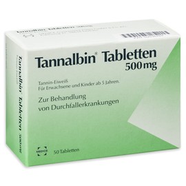 TANNALBIN Diarrhoea Tablets 50 Tablets