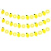 3Pcs Lemon Party Banner Yellow Lemon Garland Summer Lemonade Theme