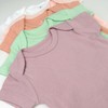 HonestBaby 5-pack Short Sleeve Bodysuits One-piece 100% Organic Cotton for