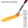 Brush Set 12 Pieces Bordeaux