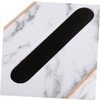 IWOWHERO Gold Marble Design Tissue Box with Space Saving Stylish