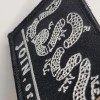 political cartoon JOIN OR DIE Black White Tactical Hook Embroidered