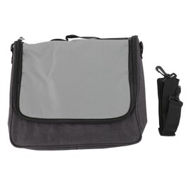 Console Carrying Case Large Capacity Multifunction Grey Travel Storage Bag for Shoulder Strap Cable Controller