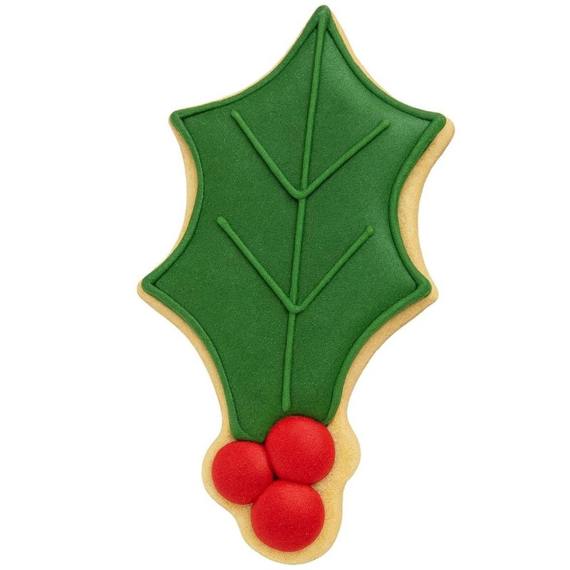 Holly Leaf 3.25 Inch Cookie Cutter from The Cookie Cutter