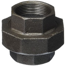LDR Industries 310 U-112 Union, 1-1/2-Inch, Black