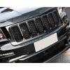 Savadi-Car 7PCS Black Front Grille Inserts Trim Mesh Kit For