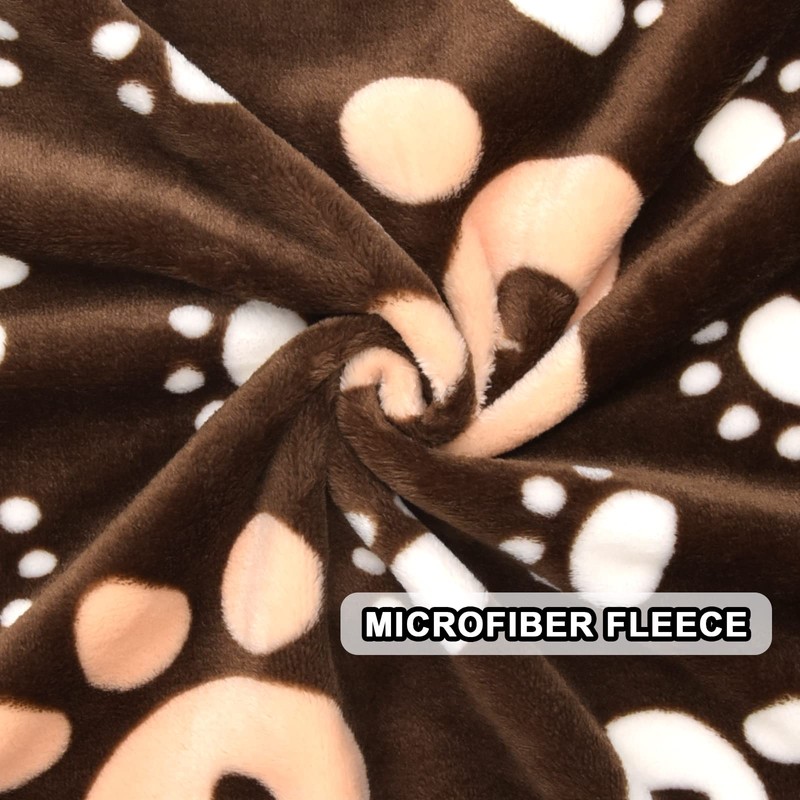 AHOOCUSTOM Dog Blanket, Soft Fleece Dog Blankets for Large Dogs,