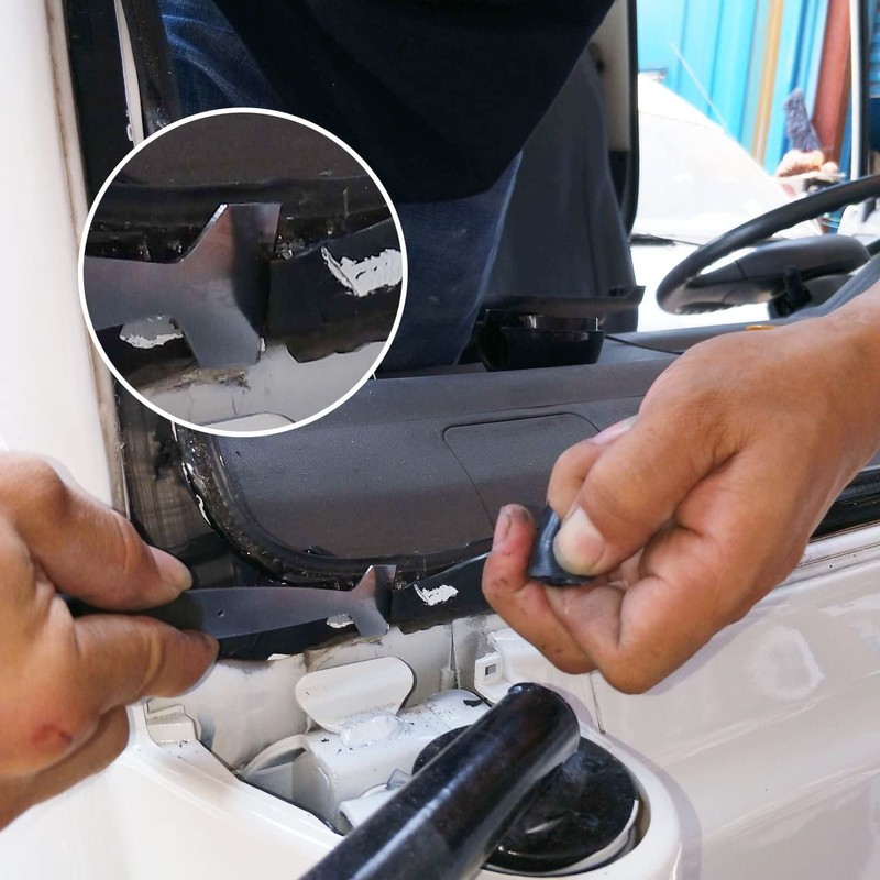 Auto glass residual glue repair tool, including 3 types of