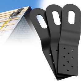 Gadgetzan Roof Safety Anchor,Permanent Roof Anchor For Fall Protection Connects To Wood Surfaces,Metal Roofing Anchor Use With Roofing Harness, Safety Ropes And Other Roof Safety Kit (Black - 3 Pack)