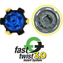 JIANGMU 28 PCS Golf Spikes & Removal Tool - Replacements Cleats for Golf and Cricket Shoes - Easy Install (Fast Twist 3.0)