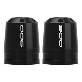 Motorcycle Handlebar End Protectors for Z900 2017-2026 CNC Machined Motorcycle Handlebar Weights with Slider z900 Accessories (Black)