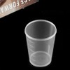 100 Pieces Scientific Cup Set, 50ml Measuring Cylinder Lab Plastic