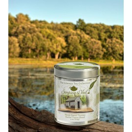 Simpson & Vail, Henry David Thoreau's Herbal Tisane Blend, Literary Tea - 4 Ounce Tin / 50 Cups