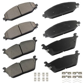 cciyu D2169 & D2179 Front Rear Ceramic Disc Brake Pads Kit For Jeep For Wagoneer 2022,For Ram For 1500 2019-2022