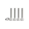 TOP-VIGOR 6Pcs Hexagon Socket Head Cap Screws, M6 x 60mm