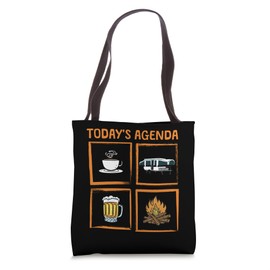 Best Pop Up Camper Art For Men Women Pop Up Trailer Camping Tote Bag