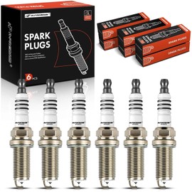 A-Premium 6 bujías 4469 Iridium Platinum compatibles con Nissan Xterra, Altima, Maxima, Pathfinder e Infiniti G35 y Hyundai Santa Fe y Kia Barrego y Toyota 4Runner, 2.7L-4.0L, 2001-2021