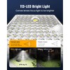 SUPERDANNY Solar Motion Sensor Outdoor Flood Lights with 113 Bright