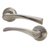EAI Nickel Internal Door Handle | 1 Pair Satin Nickel