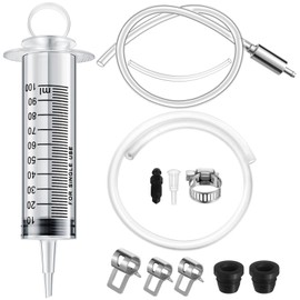 Innconee Brake Bleed Kit Hydraulic Disc Clutches Bleeding Kit Includes 100ml Syringe 50cm Hose and One Way Check Valve Tube Bleeding Tool for Motorcycle Cars Brake System Repair Maintenance