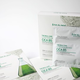 Eclat Dutin The Real Care 2 Step Modeling Mask Pack 5 sheets Soothing Pack The Real Care 2 Step Modeling Pack 1+1 / 에끌라뒤땅 더 리얼 케어 2스텝 모델링 마스크 팩 5매입 진정팩 더 리얼 케어2스텝 모델링 팩 1+1