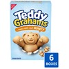 TEDDY GRAHAMS Honey Graham Snacks, Bulk Kids Snacks, 6 -