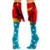 Wonder Woman Cape Knee High Socks 1 x 1in