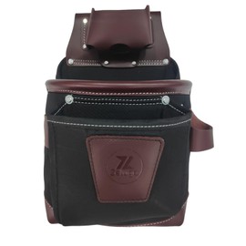 Zeluga 20-171 100% Leather Tool Belt, Bag, Carpenter, Construction, Framers, Handyman and Electrician Tool Bag Set, Brown