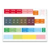 weekview Tabs - Grip Index for Calendar, Organiser and Planner,