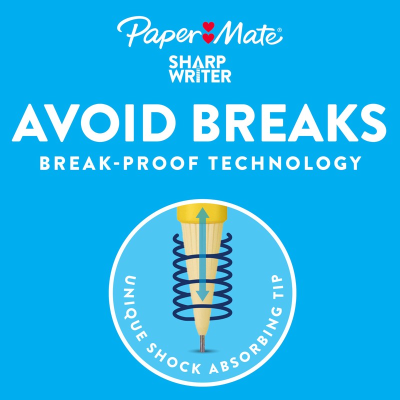 Paper Mate SharpWriter Mechanical Pencils | 0.7 mm #2 Pencil