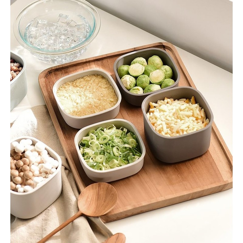 Set of 3, Food Storage Containers with Vented Lids –
