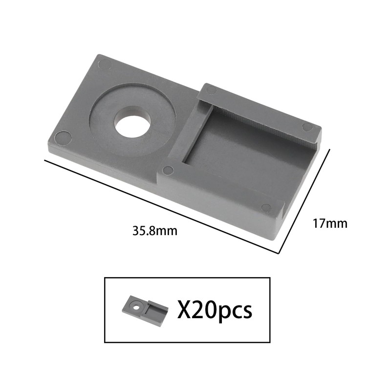 SG Store Pack of 20 Mounting Clips for Car Plug