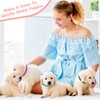 BOUMUSOE 16pcs Adjustable Puppy ID Bands - Multi Coloured Whelping