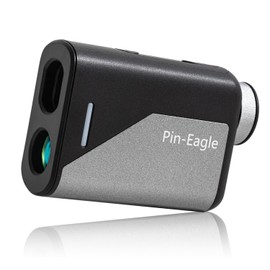[Domestic Brand] Pin-Eagle Golf Laser Distance Meter [Distance Between 3 Points] [Continuous Measurement for Image Stabilization] Search Function High Low Difference Measurement Function Mini Small