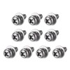 sourcing map M4 x 8mm Stainless Steel Phillips Pan Head