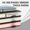 Lined Journal Notebook for Work 100 GSM Thick Paper 300