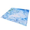 Bathroom Curtain with Hook Waterproof Elastic Hanging Shower Curtain for