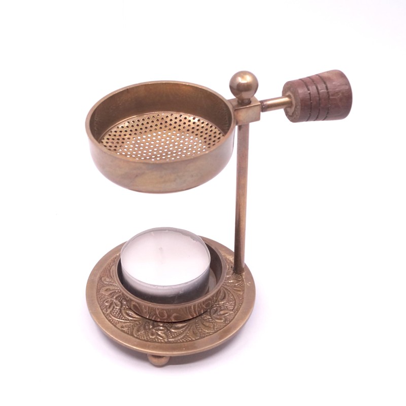 Farbenwald Incense Burner Height Adjustable for Smoking Resins, Woods and