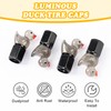 Rislobx 4 Pack Duck Tire Stem Caps, Glow in The