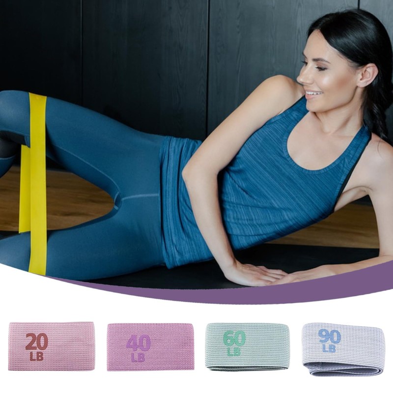 Workout Bands Resistance - Workout Resistance Bands for Training 4-Pieces,Physical