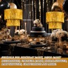 Rossesay 2 Pcs 2 Tier Fringe Tinsel Chandelier Iridescent Foil