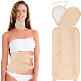 Organic Castor Oil Pack Wrap - Reusable Castor Oil Compress Wrap Kit with Adjustable Elastic Shoulder Straps - Organic Flannel Castor - Waterproof & Oil-Proof - Machine Washable:_Pink