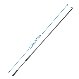 Black Metal Crank Wand Replacement for Roller Shade Blinds