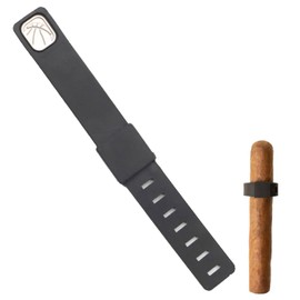 BAGUBDR Cigar Holder, Attraction Cigar Accessories, Black Cigar Travel Case Portable Cigar Case for Daily Use Suitable for Lounge Bar Party Event Relaxation Travel Outdoor Golfing