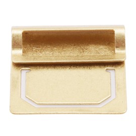Airlove Retro Brass Bookmark, Mini Index Clamp Label Clip, Stationery Gifts(6pcs)
