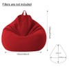 Bean Bag Cover Cotton Linen Cover 100 x 120 cm