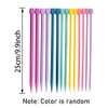 Knitting Needles Set - 7 Pairs (14PCS) 25cm Plastic Straight