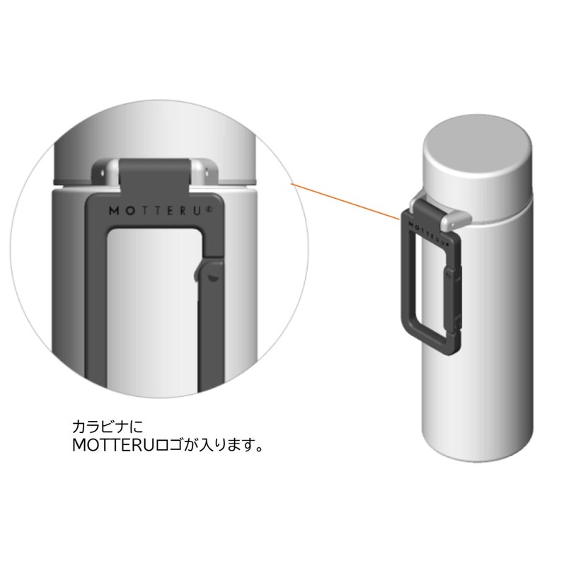 Gowell MOTTERU MO-3003-009 Water Bottle, Cold Insulated, Double Layer Construction,