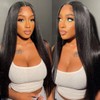 20 Inch Straight Human Hair Wigs, 13 x 4 Human